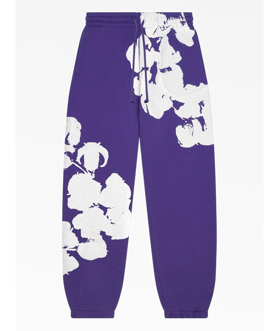 Denim Tears Фиолетовые хлопковые повседневные брюки, фото 4