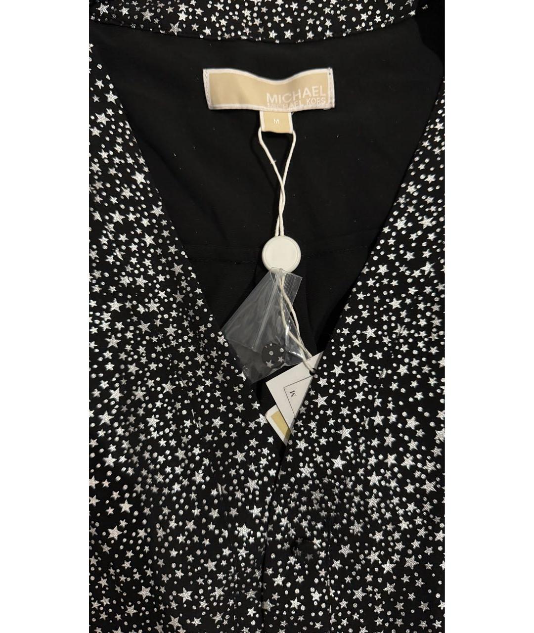 MICHAEL KORS Черное полиэстеровое коктейльное платье, фото 3