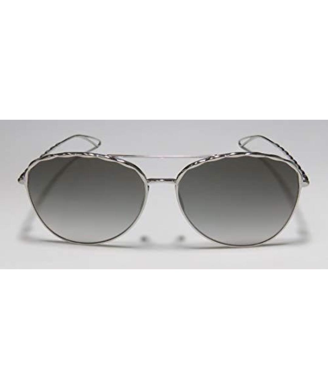 ELIE SAAB Серые металлические солнцезащитные очки, фото 2