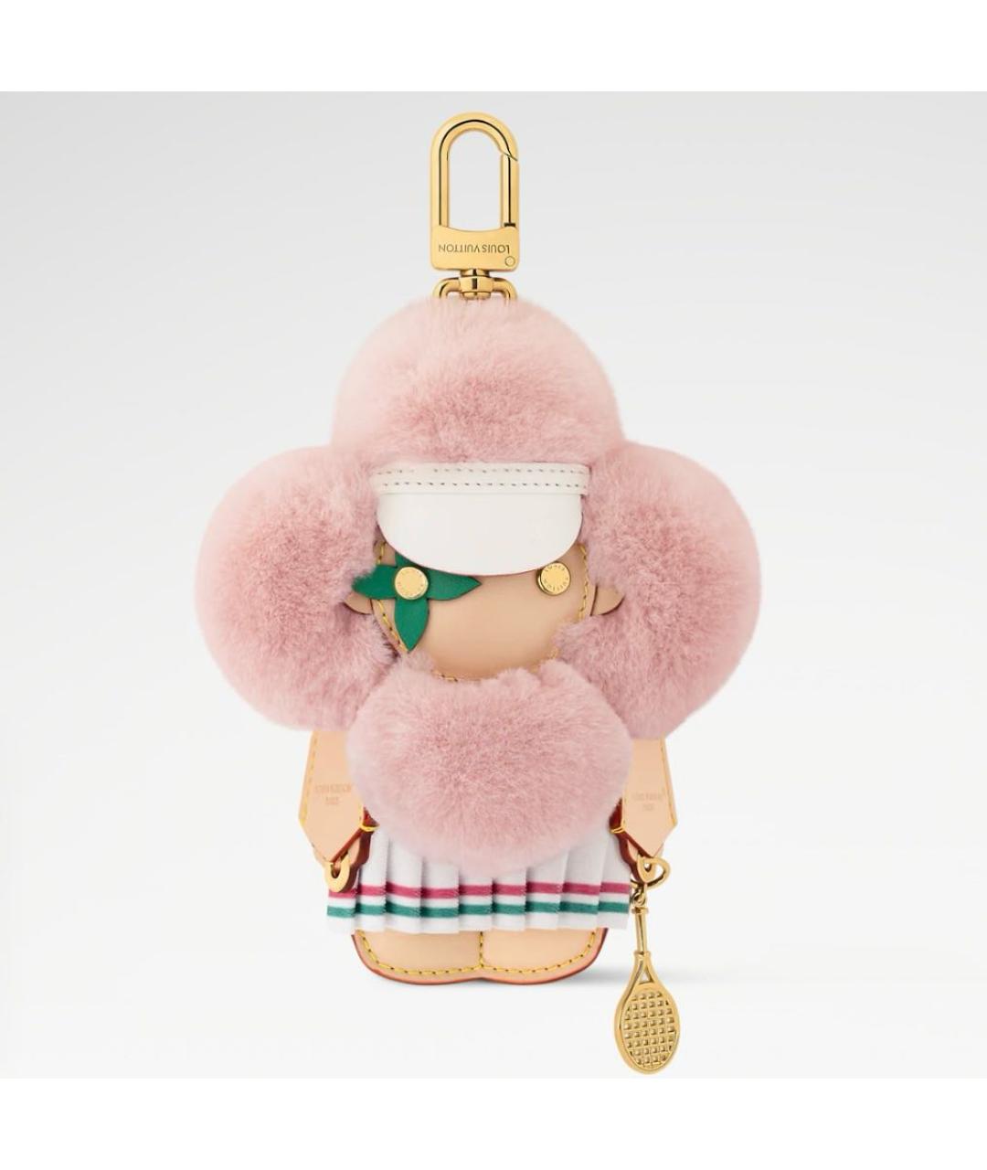 LOUIS VUITTON Розовый брелок, фото 8