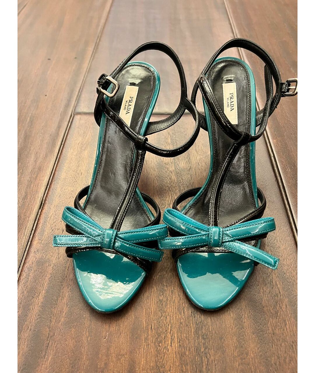 PRADA Босоножки из лакированной кожи, фото 2