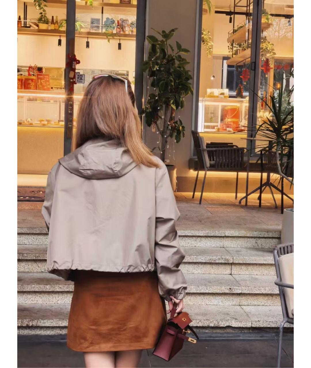 HERMES Бордовая кожаная сумка с короткими ручками, фото 5