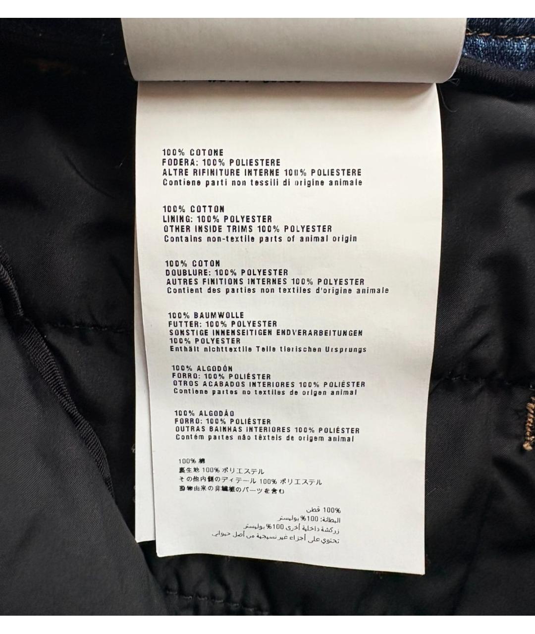 MIU MIU Синие хлопковые шорты, фото 8