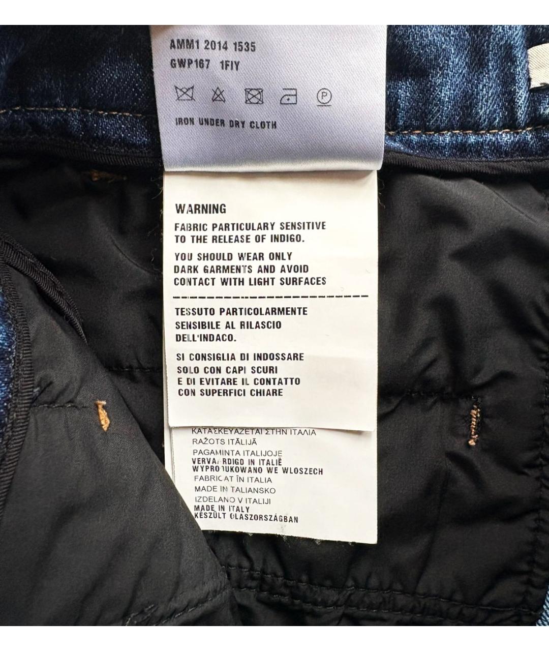 MIU MIU Синие хлопковые шорты, фото 6