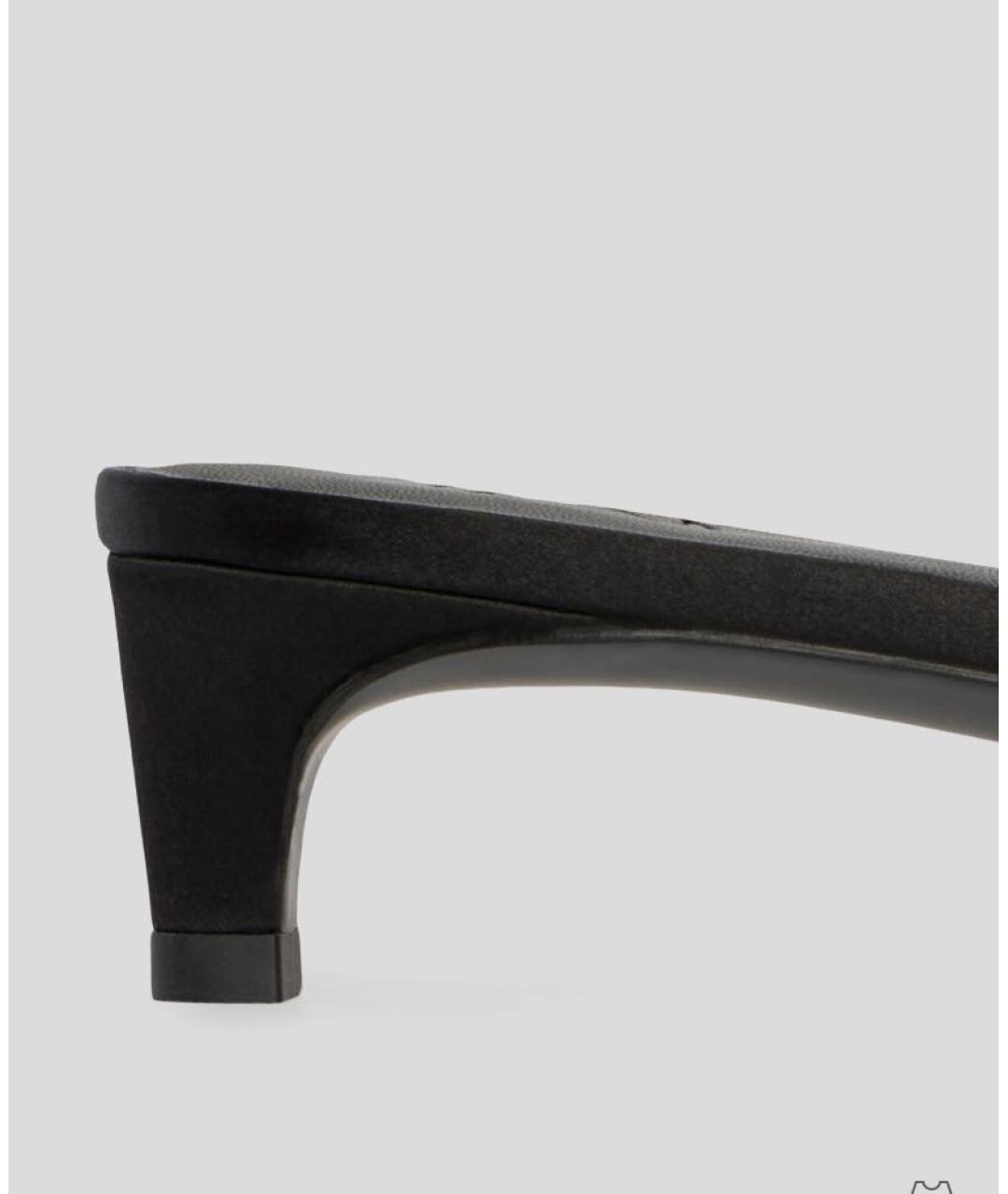 12 STOREEZ Черные текстильные мюли, фото 5