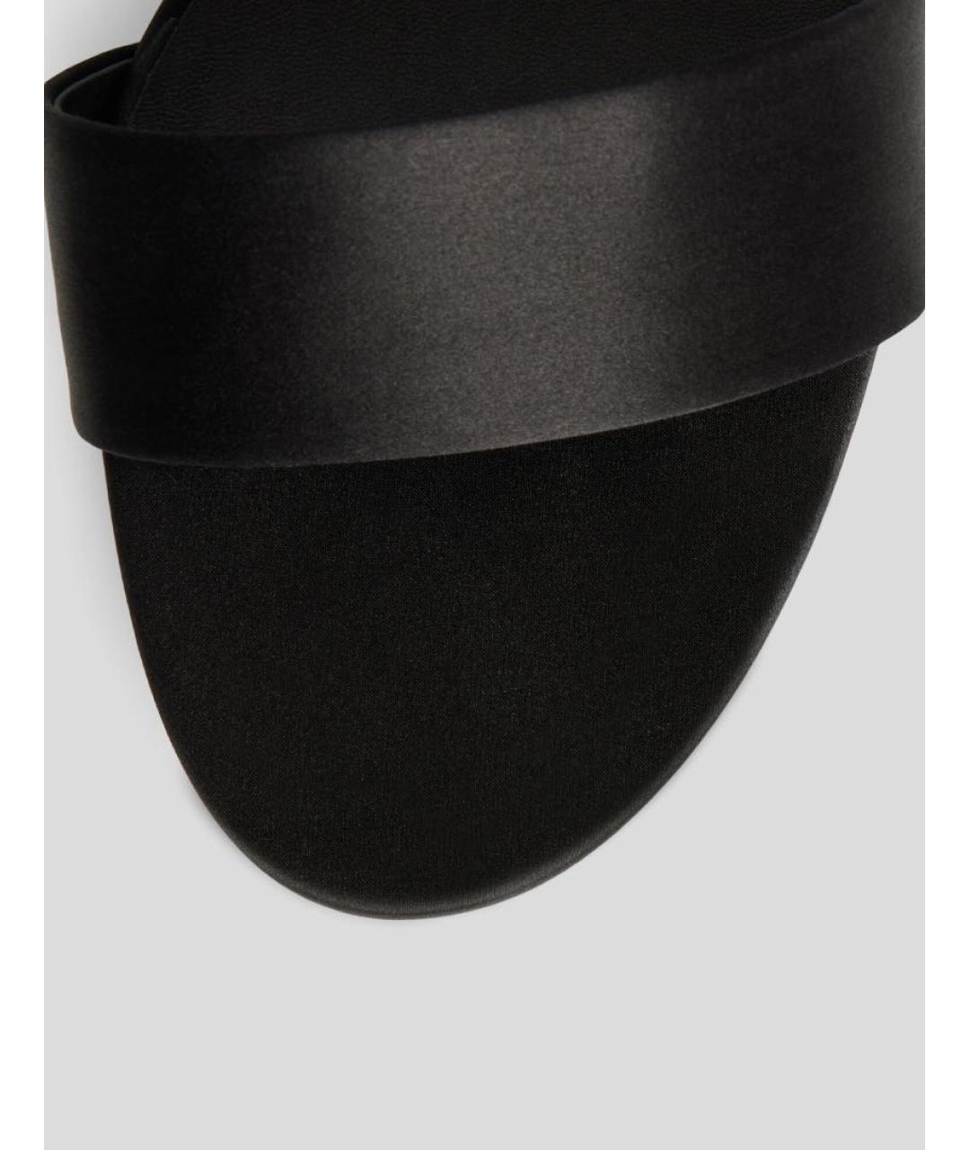 12 STOREEZ Черные текстильные мюли, фото 4