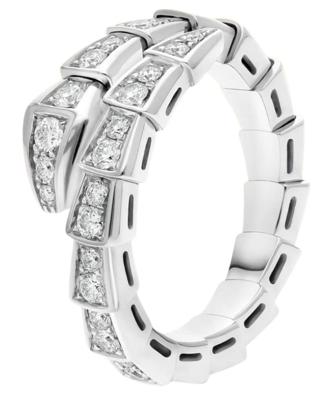 BVLGARI Серебряное кольцо из белого золота, фото 1