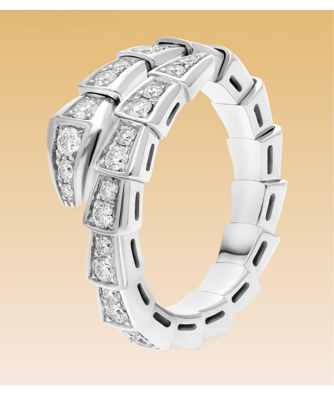 BVLGARI Серебряное кольцо из белого золота, фото 6