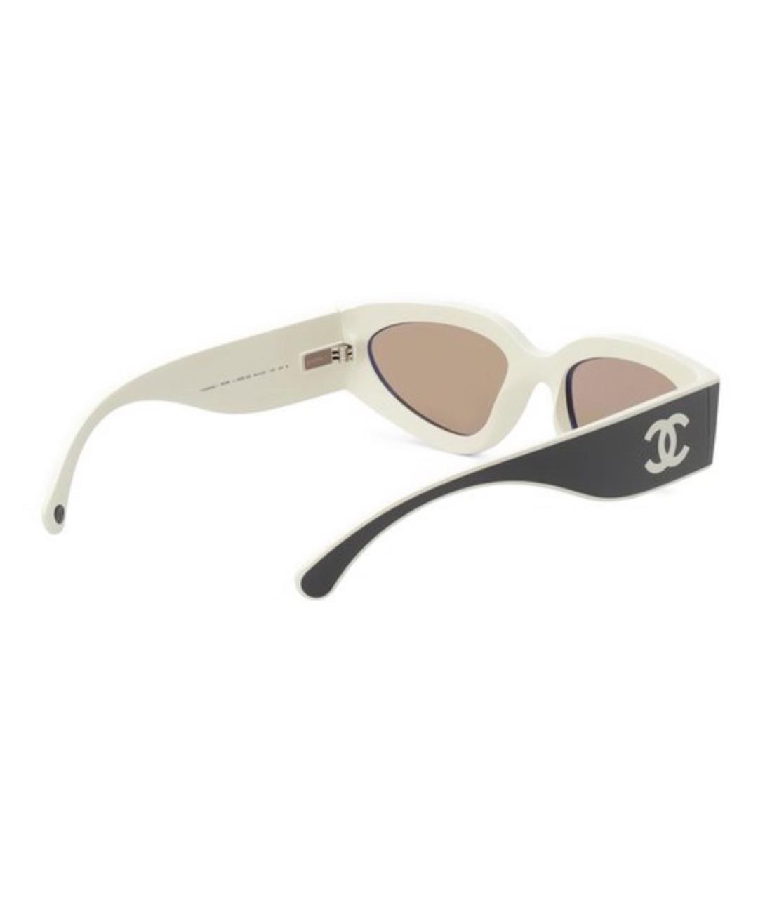 CHANEL Черные пластиковые солнцезащитные очки, фото 3
