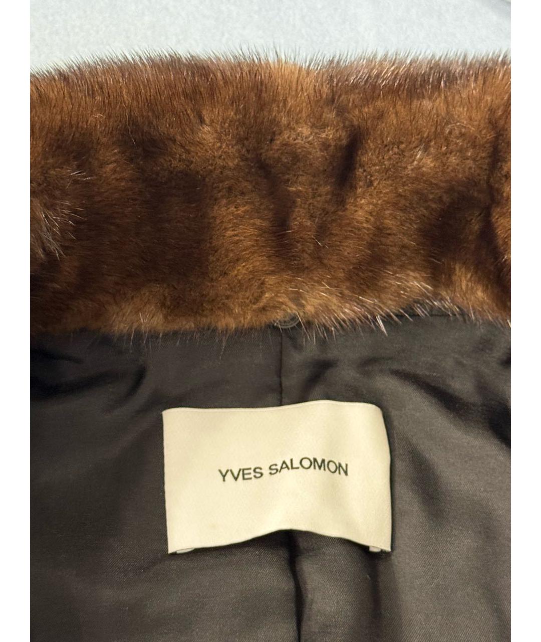 YVES SALOMON Черная кожаная куртка, фото 5