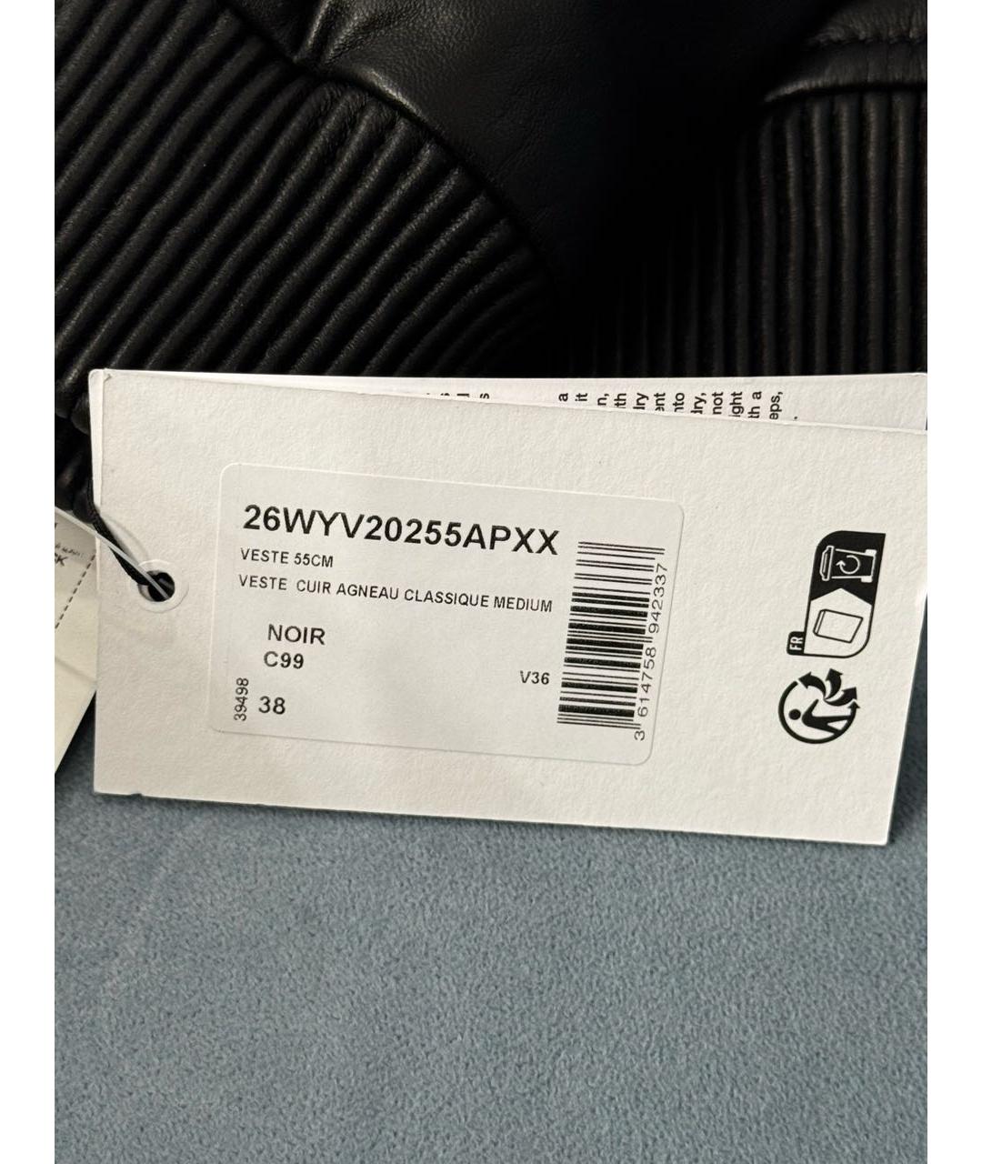 YVES SALOMON Черная кожаная куртка, фото 7