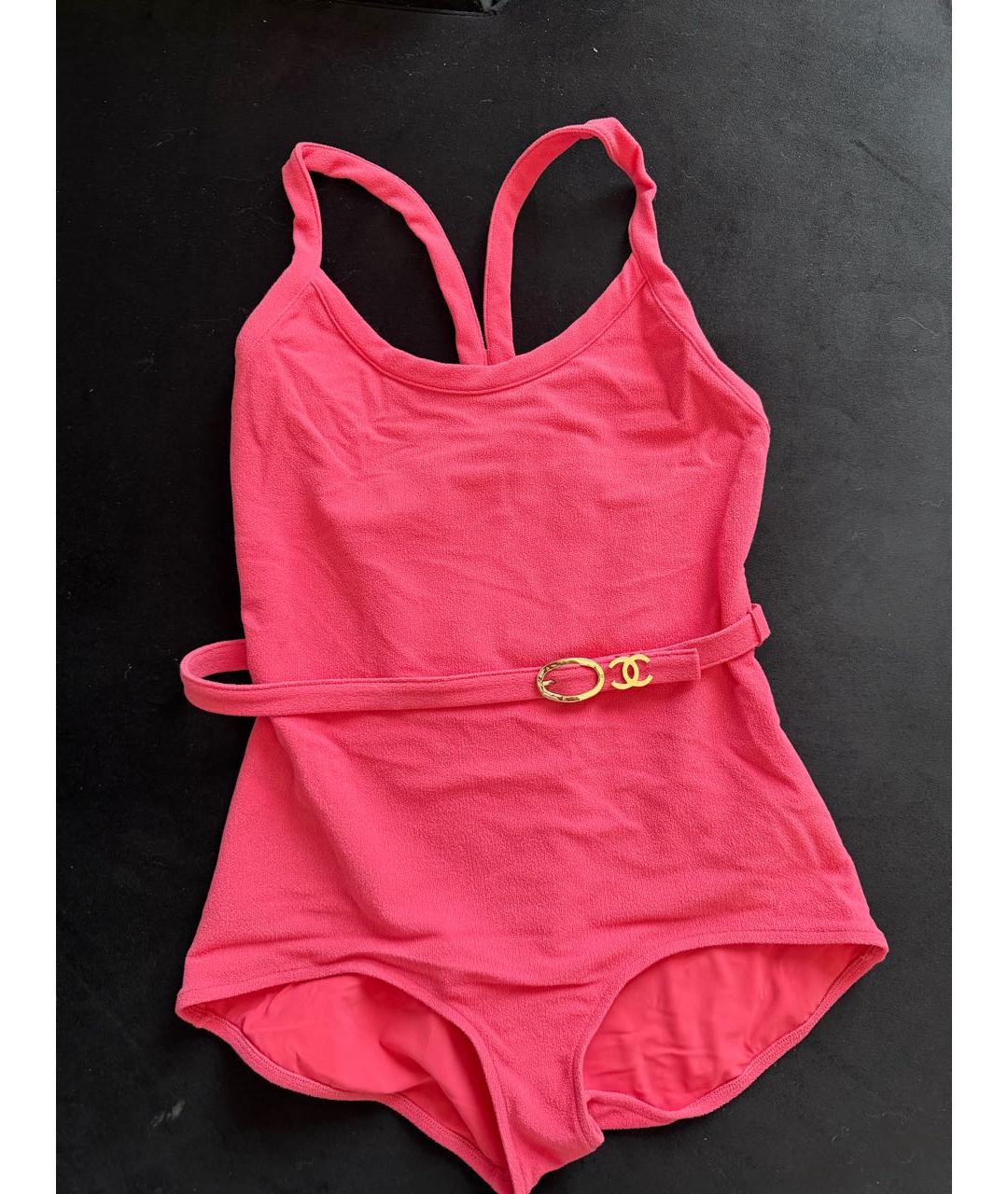 CHANEL Розовый купальник, фото 4