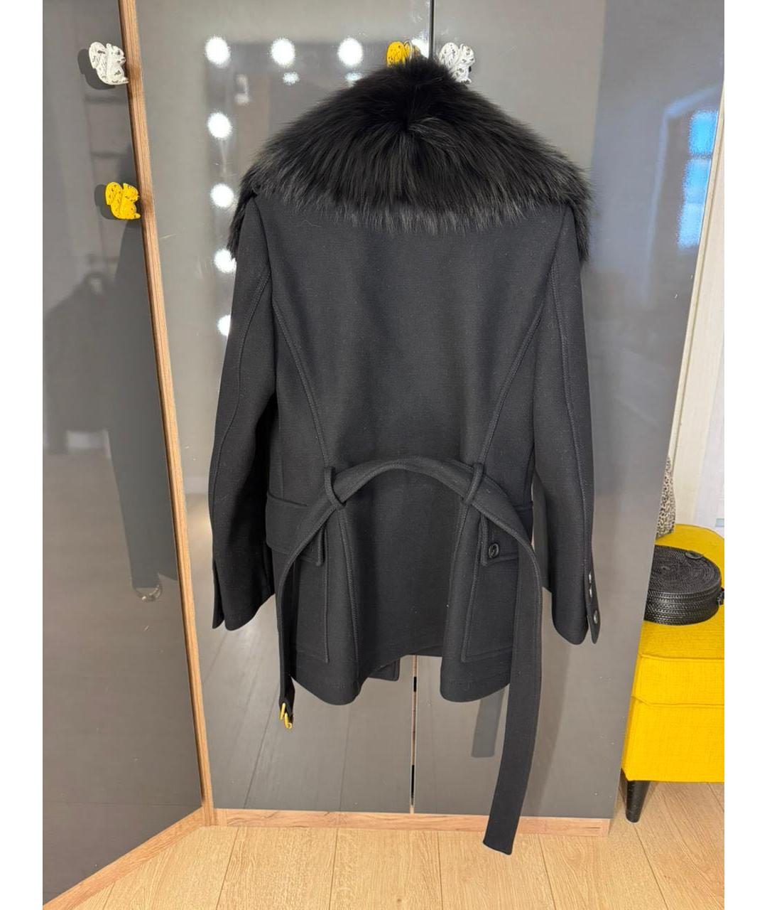 GUCCI Черное пальто, фото 2