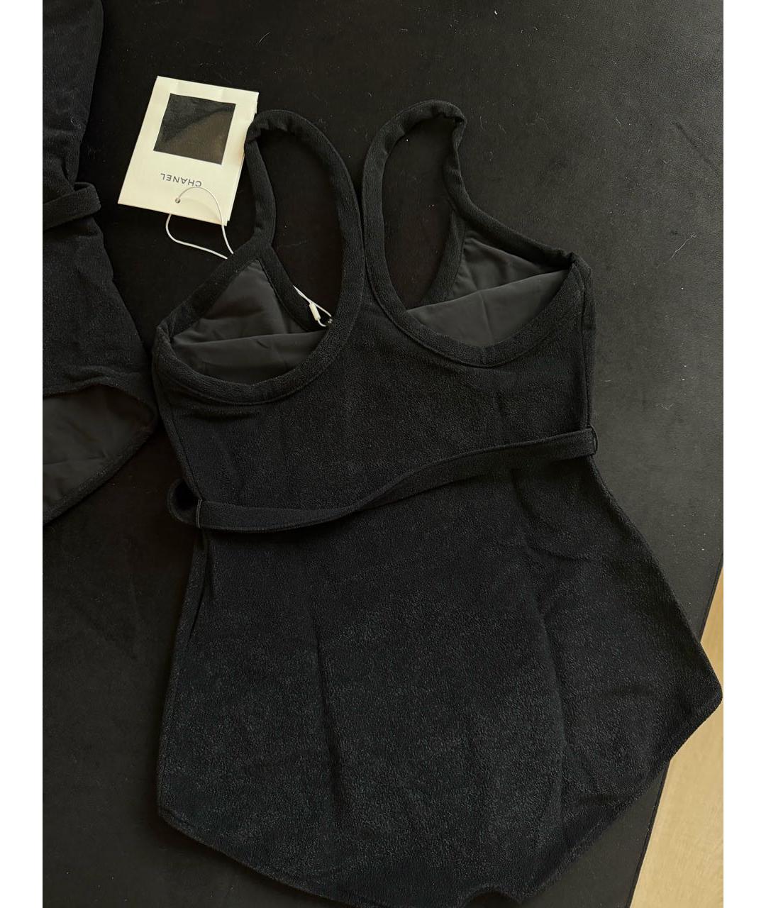 CHANEL Черный купальник, фото 3