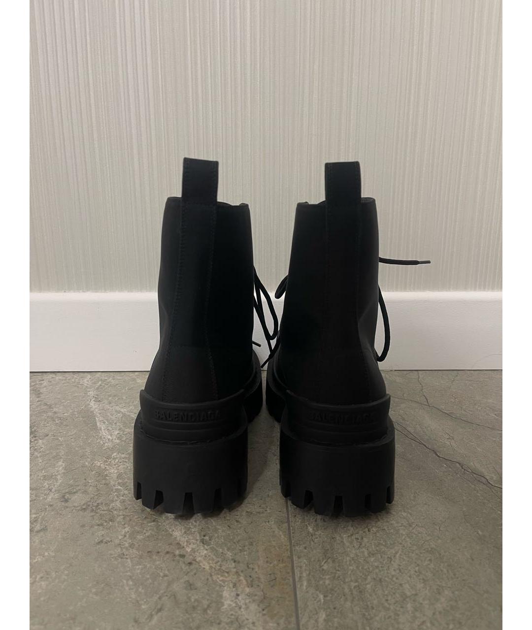 BALENCIAGA Черные ботинки, фото 3