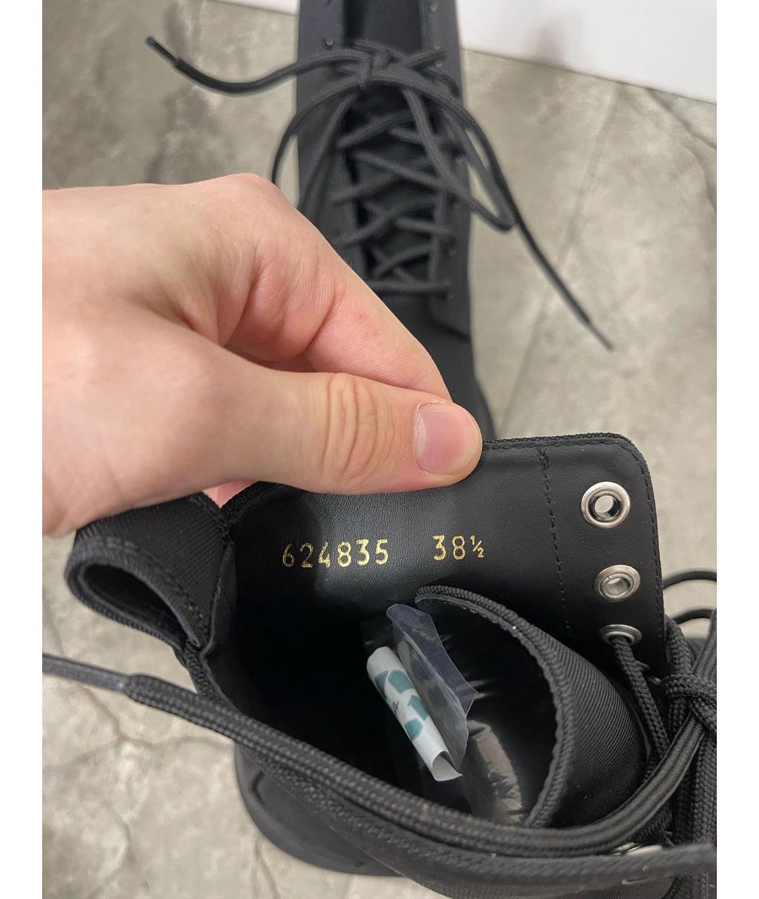 BALENCIAGA Черные ботинки, фото 7