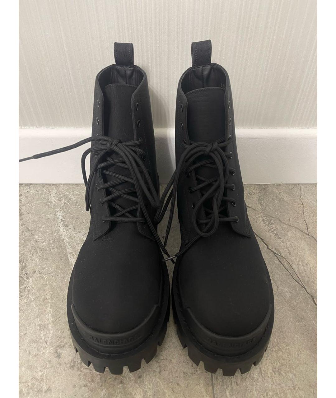 BALENCIAGA Черные ботинки, фото 2