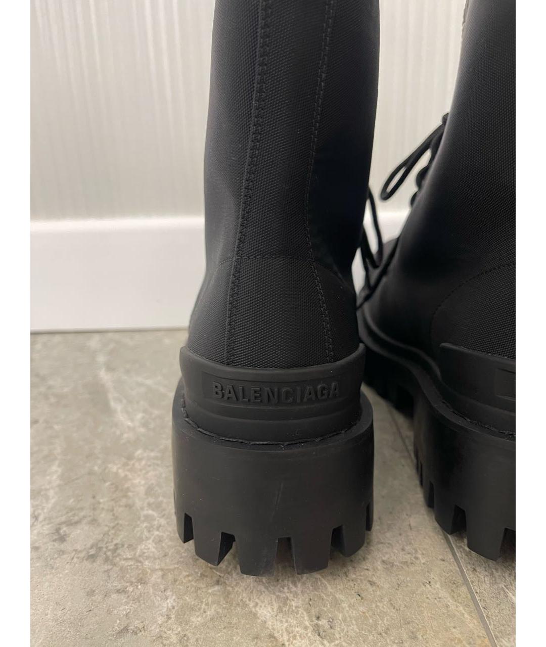 BALENCIAGA Черные ботинки, фото 6