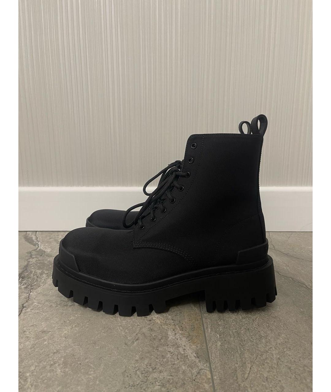 BALENCIAGA Черные ботинки, фото 8