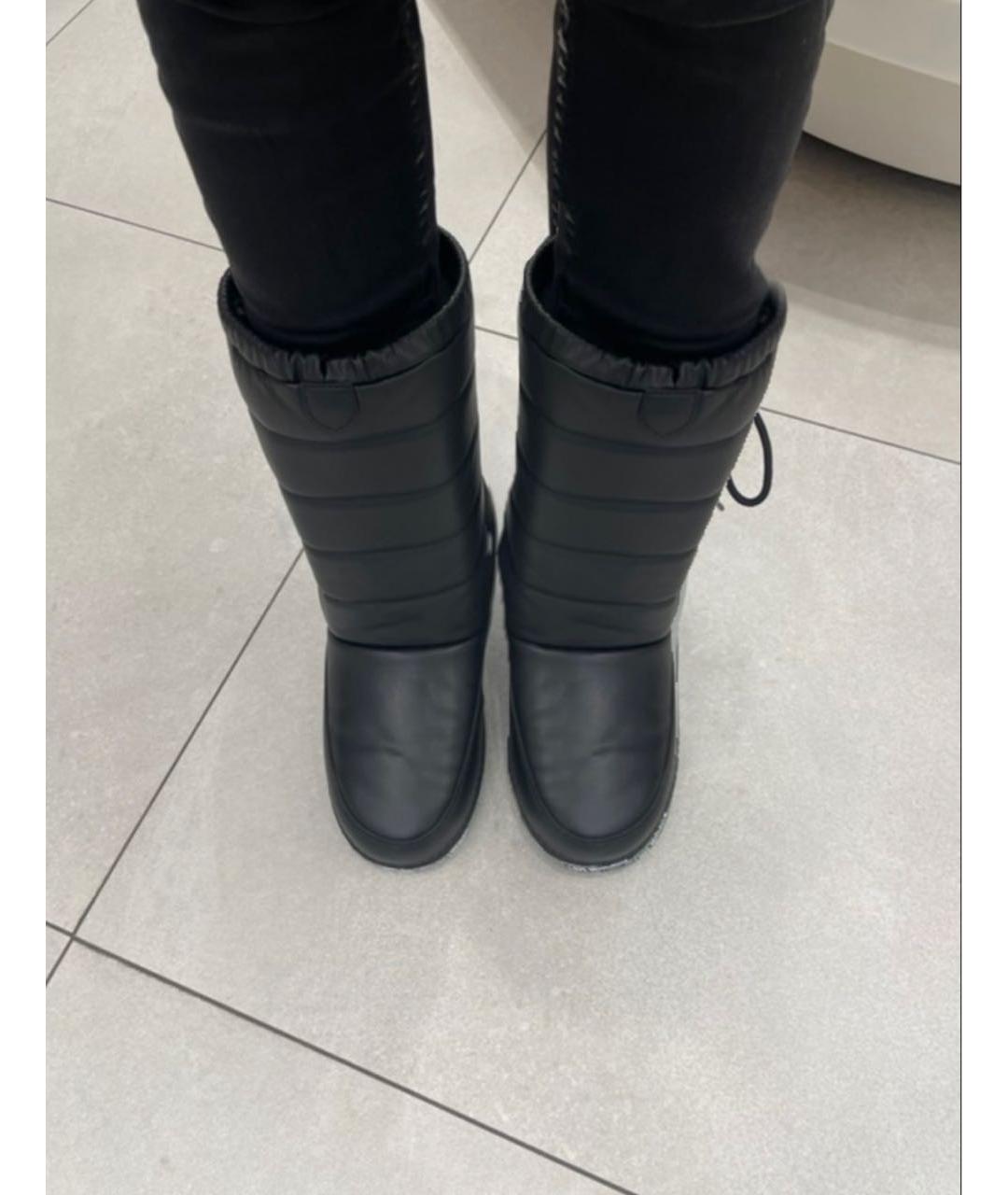 LOVE MOSCHINO Черные ботинки из искусственной кожи, фото 2