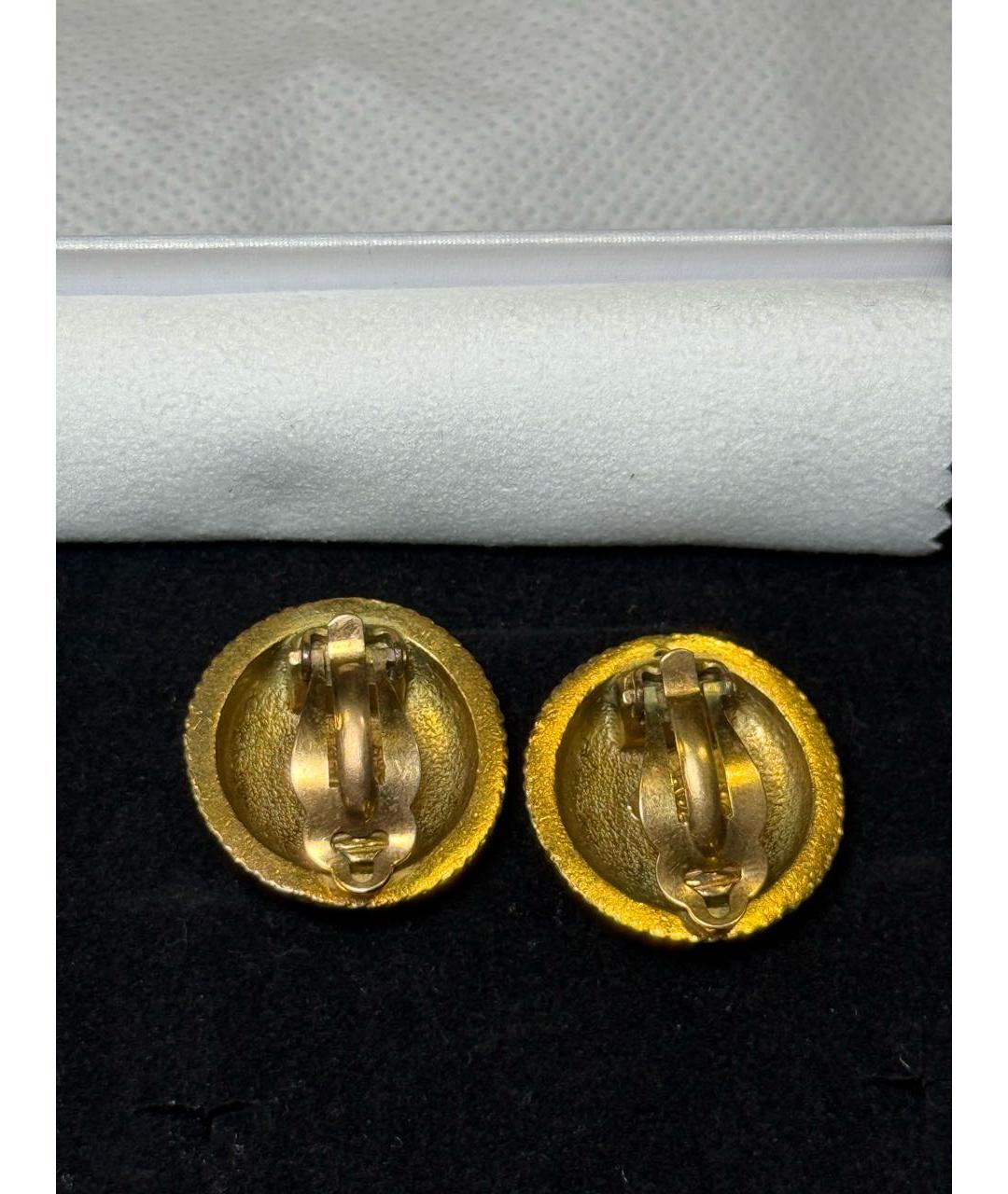 CHANEL Золотые серьги, фото 3