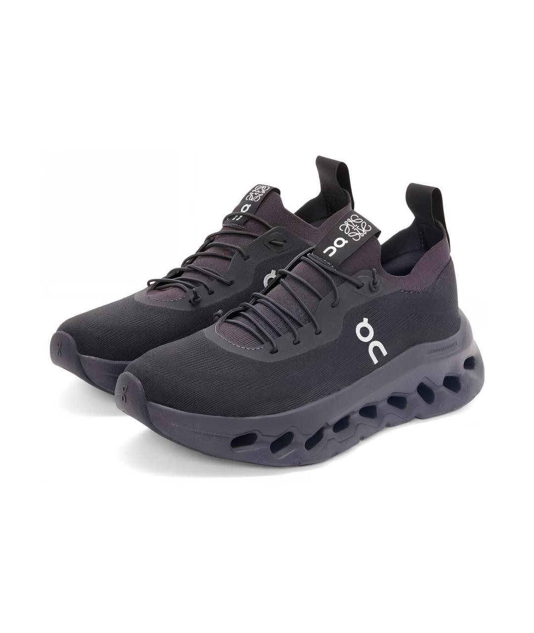 LOEWE Черные текстильные кроссовки, фото 3