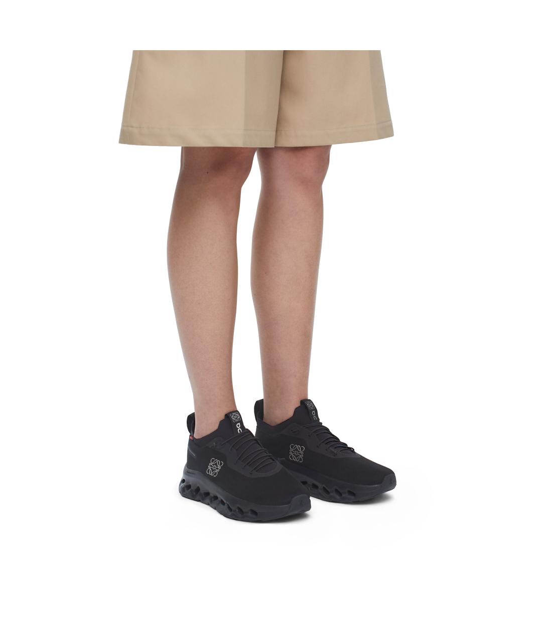 LOEWE Черные текстильные кроссовки, фото 6