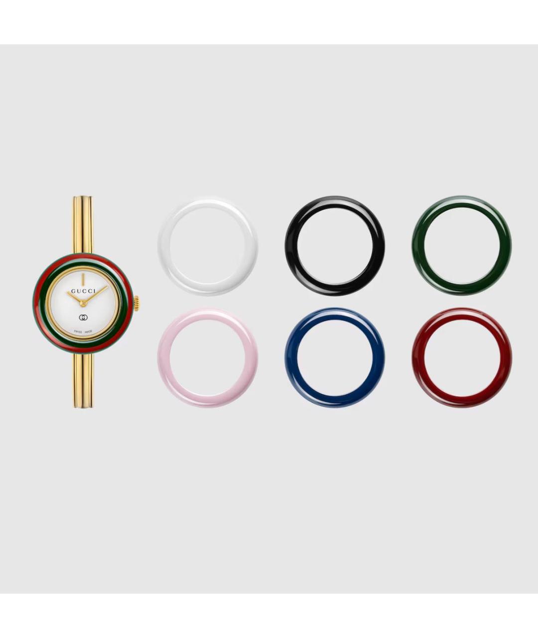 GUCCI Золотые часы, фото 4