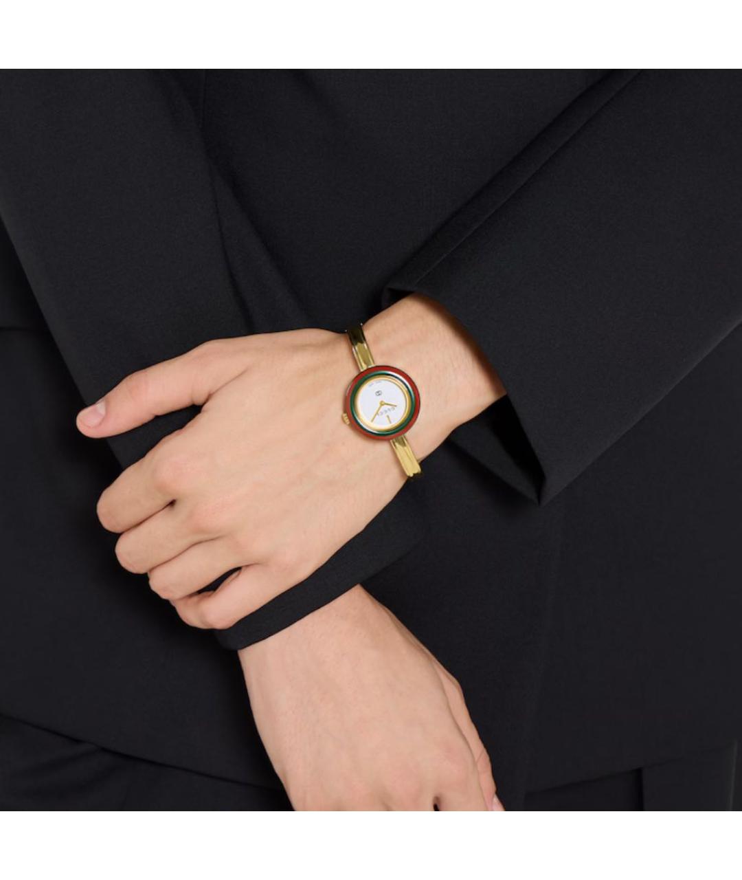 GUCCI Золотые часы, фото 3