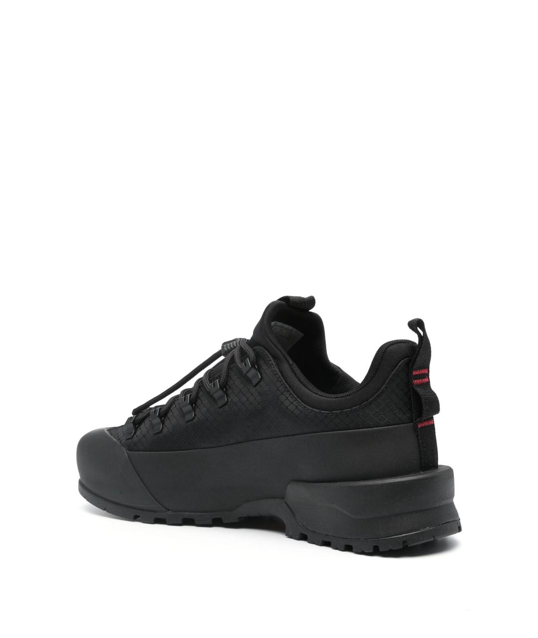 THE NORTH FACE Черные синтетические низкие кроссовки / кеды, фото 2