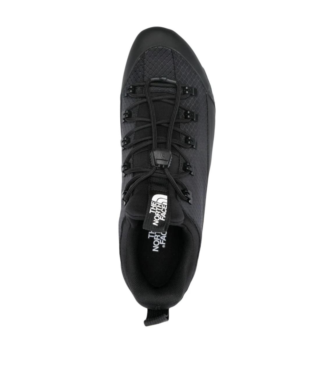 THE NORTH FACE Черные синтетические низкие кроссовки / кеды, фото 3