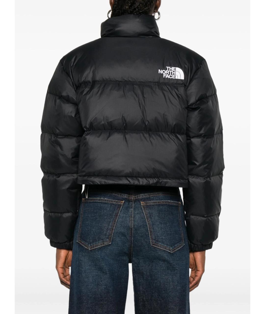 THE NORTH FACE Черный полиамидовый пуховик, фото 4