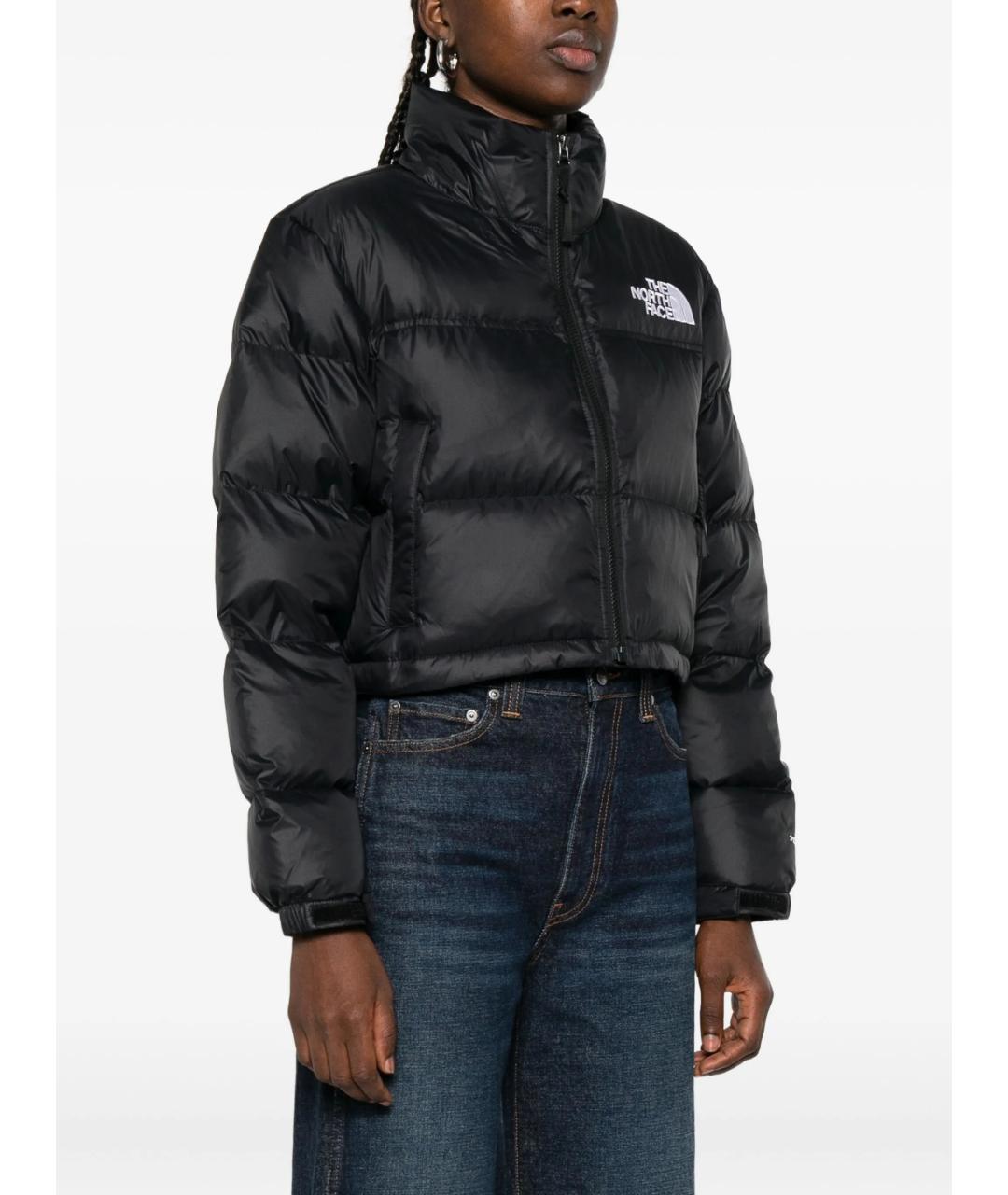 THE NORTH FACE Черный полиамидовый пуховик, фото 3