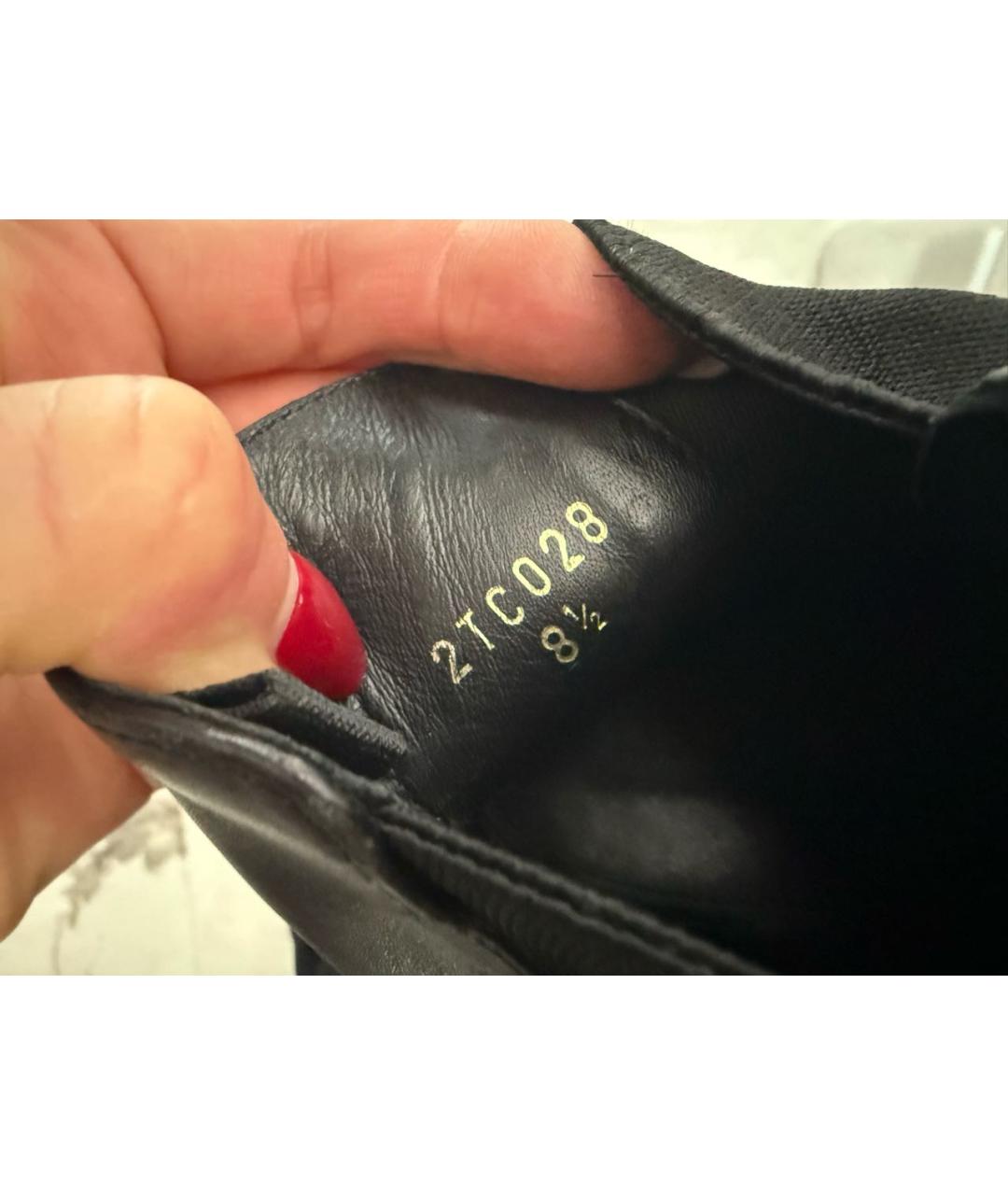 PRADA Черные кожаные высокие ботинки, фото 6