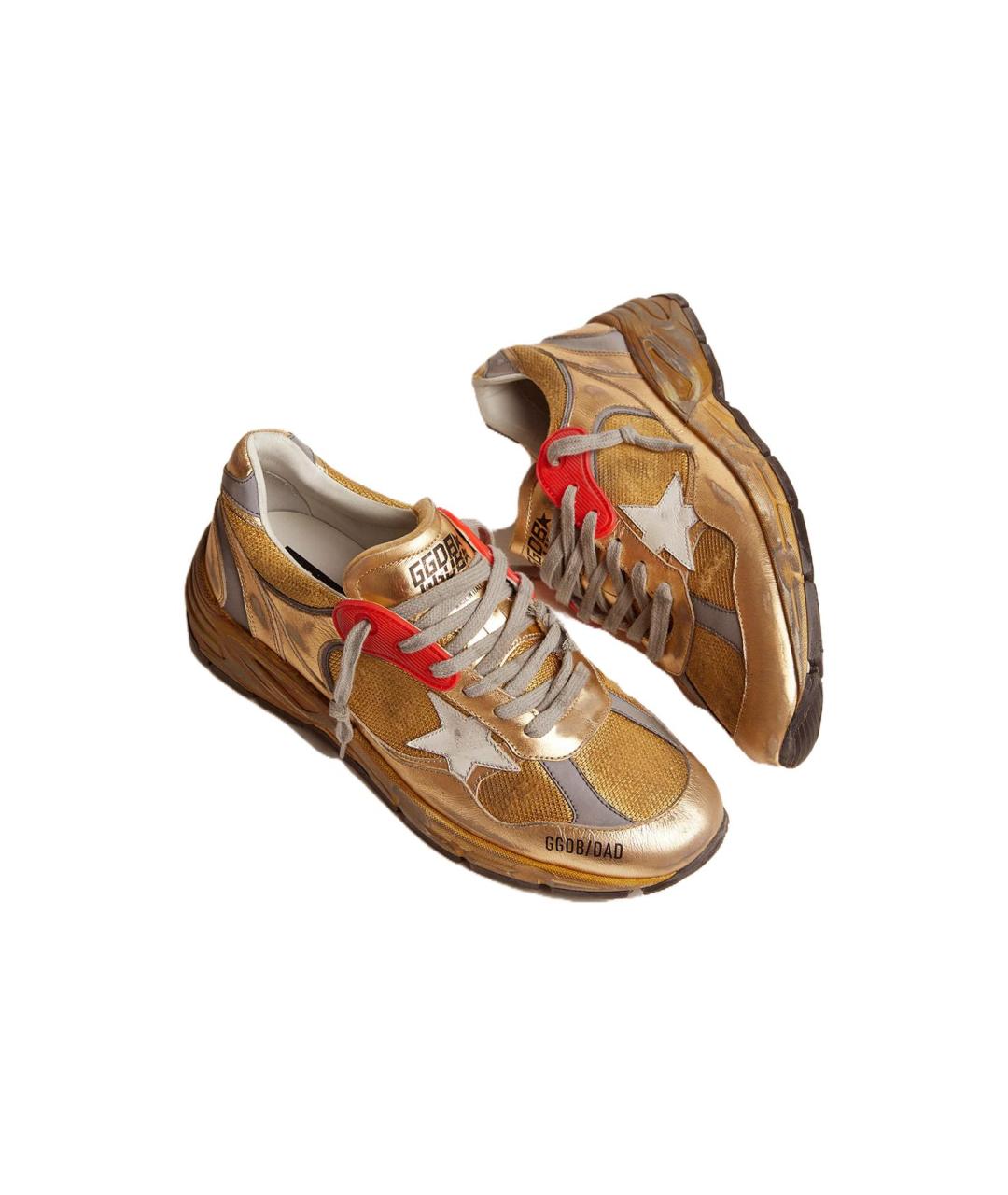 GOLDEN GOOSE DELUXE BRAND Мульти кожаные низкие кроссовки / кеды, фото 4