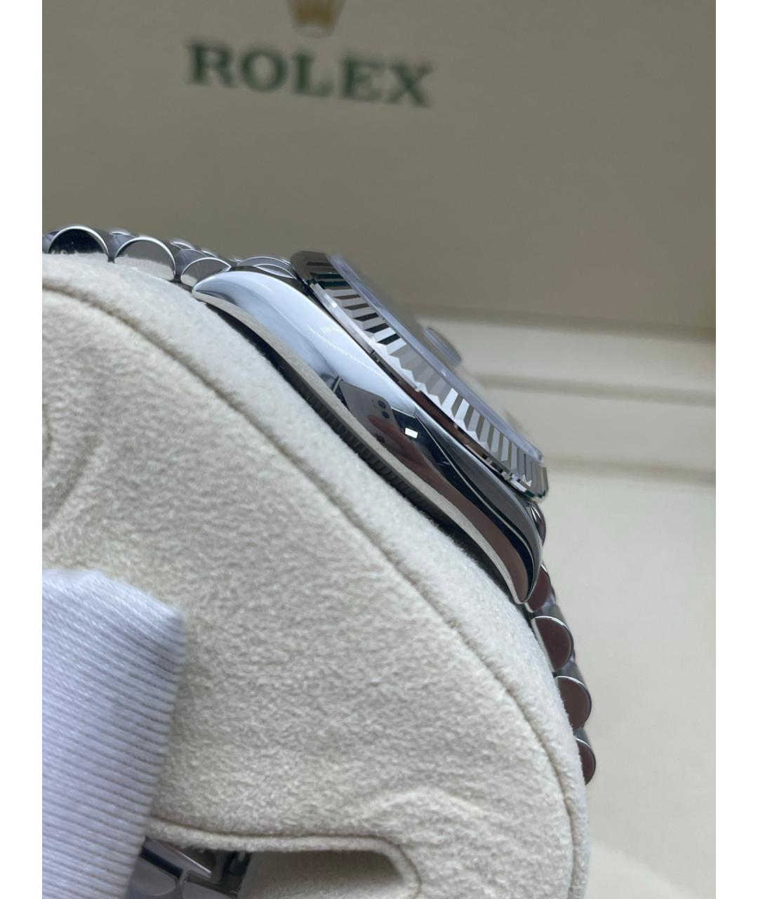 ROLEX Зеленые металлические часы, фото 5