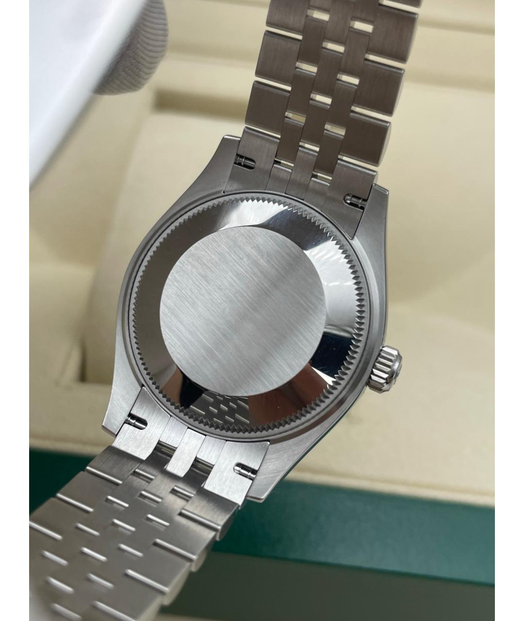 ROLEX Зеленые металлические часы, фото 8