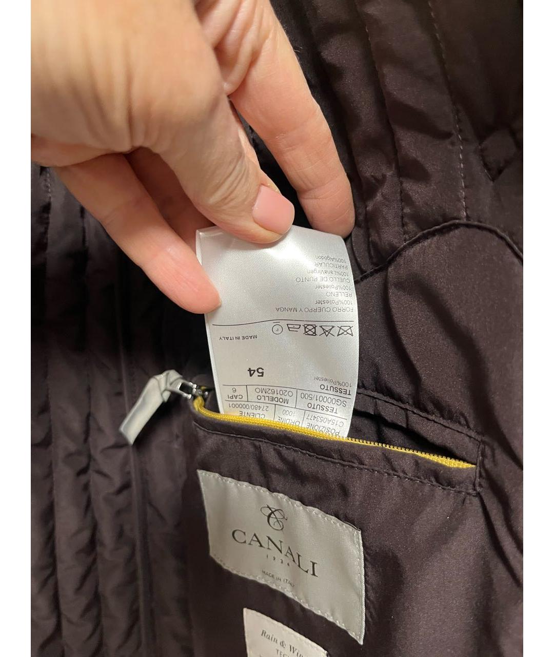 CANALI Бордовая шерстяная куртка, фото 5