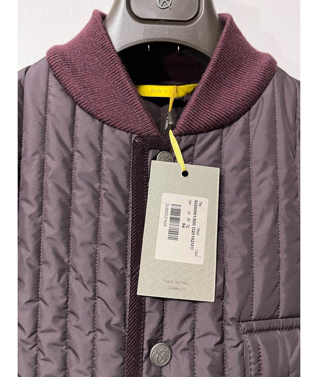 CANALI Бордовая шерстяная куртка, фото 3