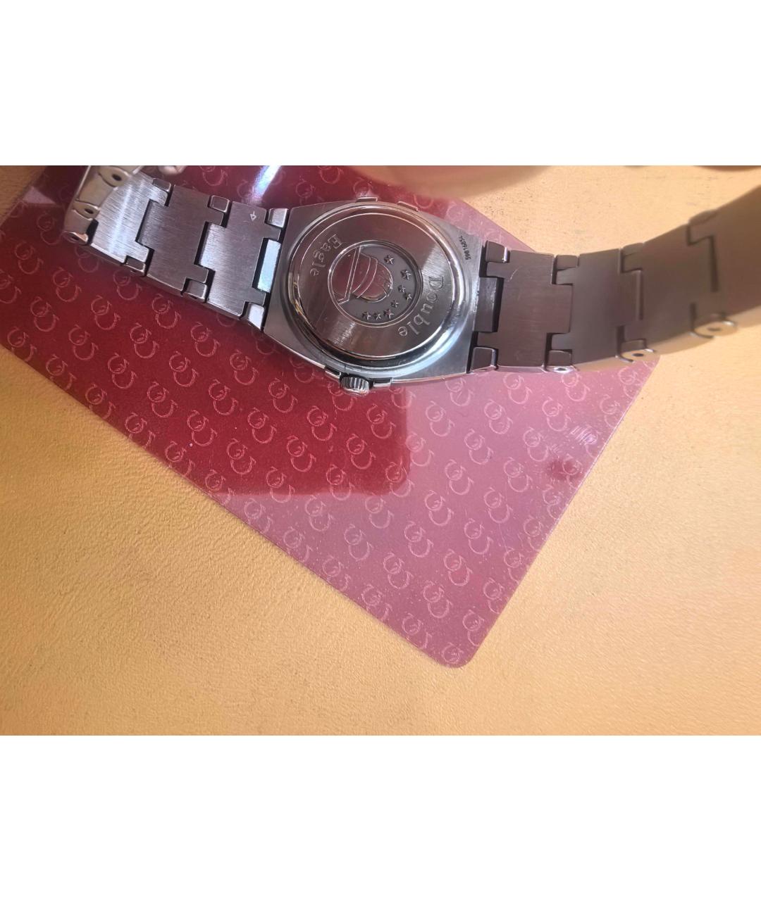 OMEGA Белые стальные часы, фото 8