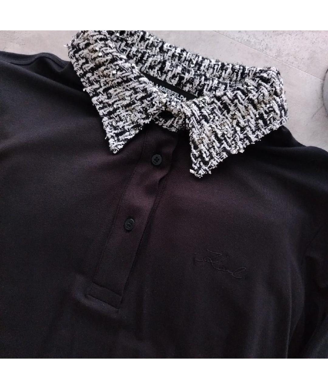 KARL LAGERFELD Черный джемпер / свитер, фото 7