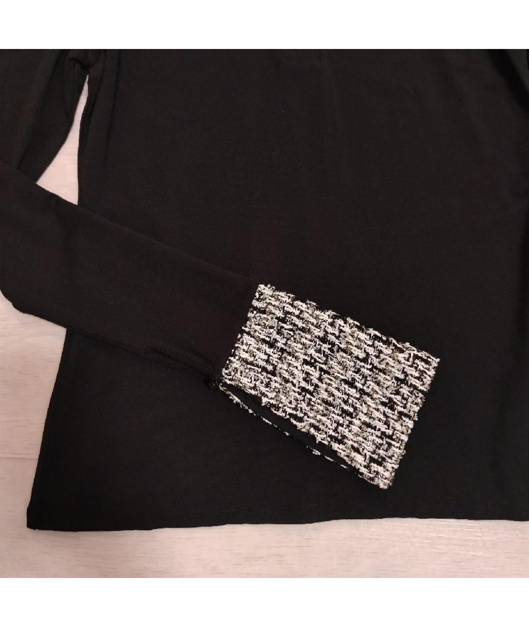 KARL LAGERFELD Черный джемпер / свитер, фото 4