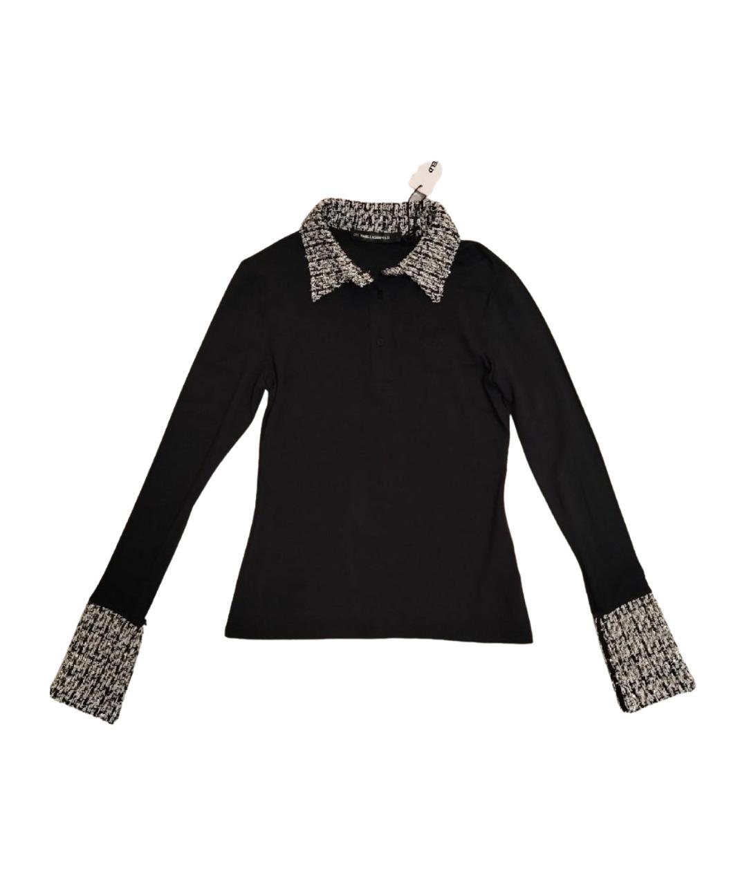 KARL LAGERFELD Черный джемпер / свитер, фото 1