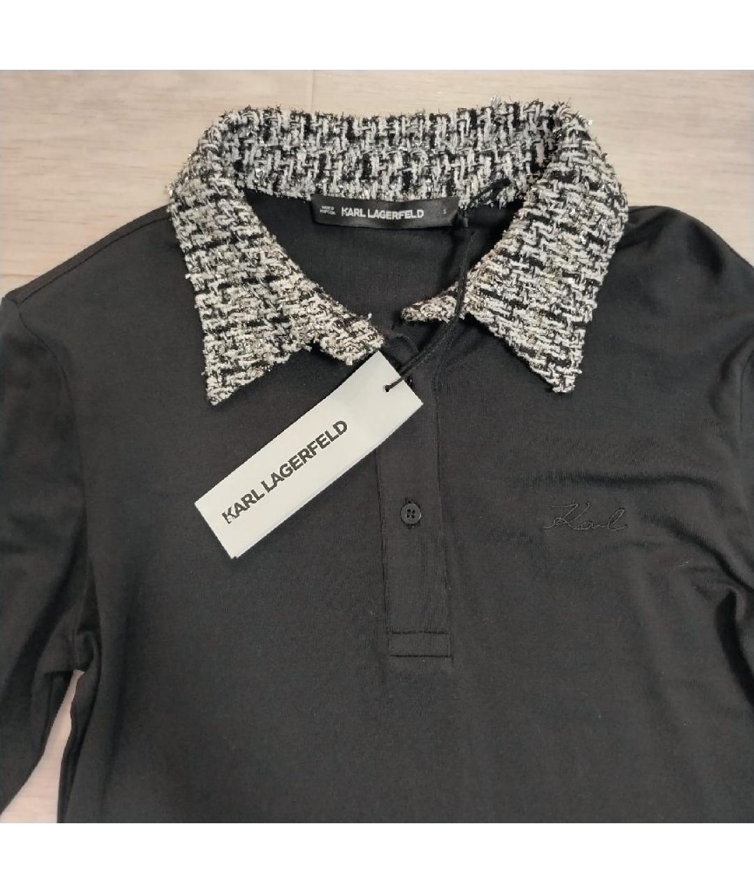 KARL LAGERFELD Черный джемпер / свитер, фото 3