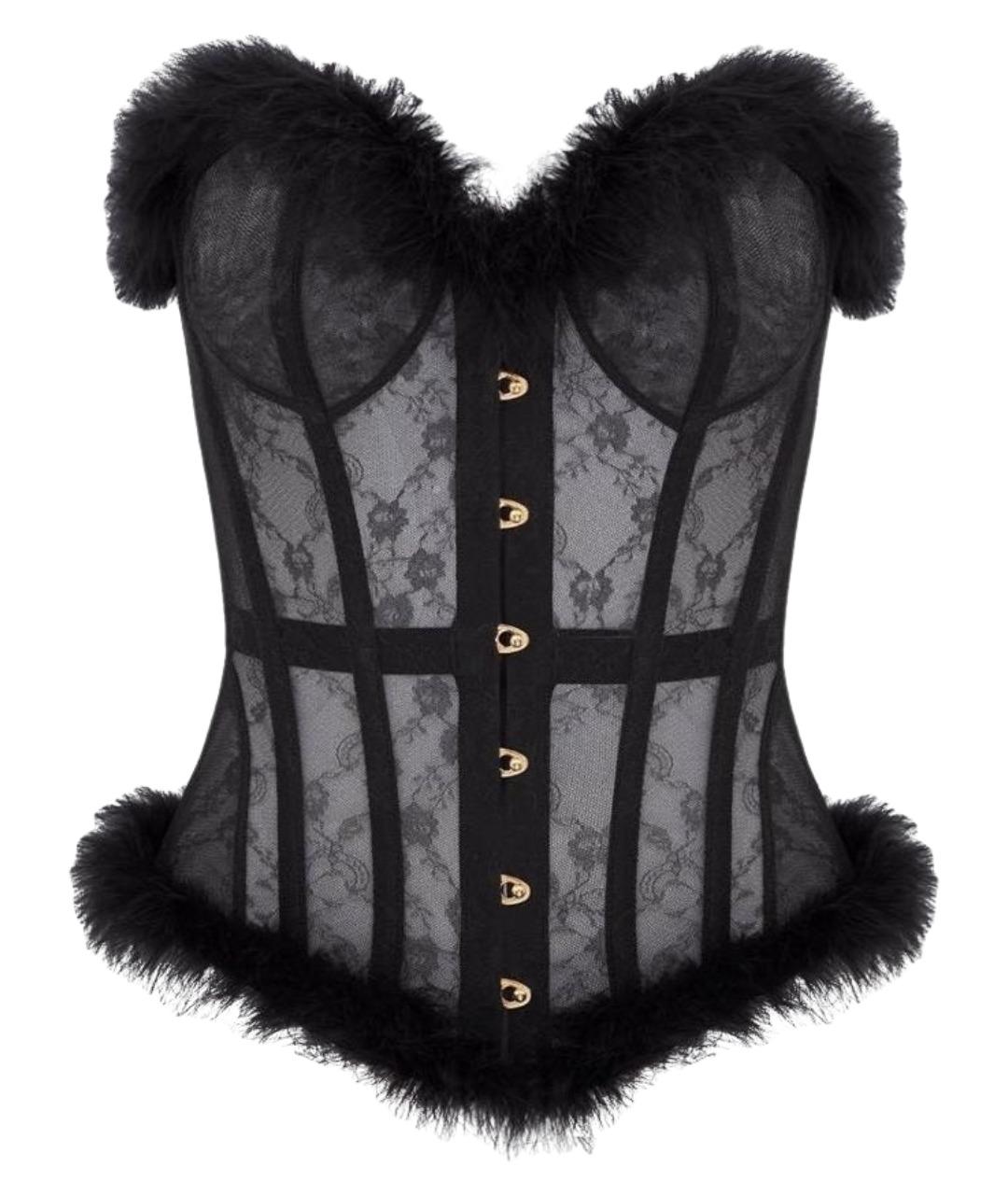 AGENT PROVOCATEUR Черный кружевной корсет, фото 8