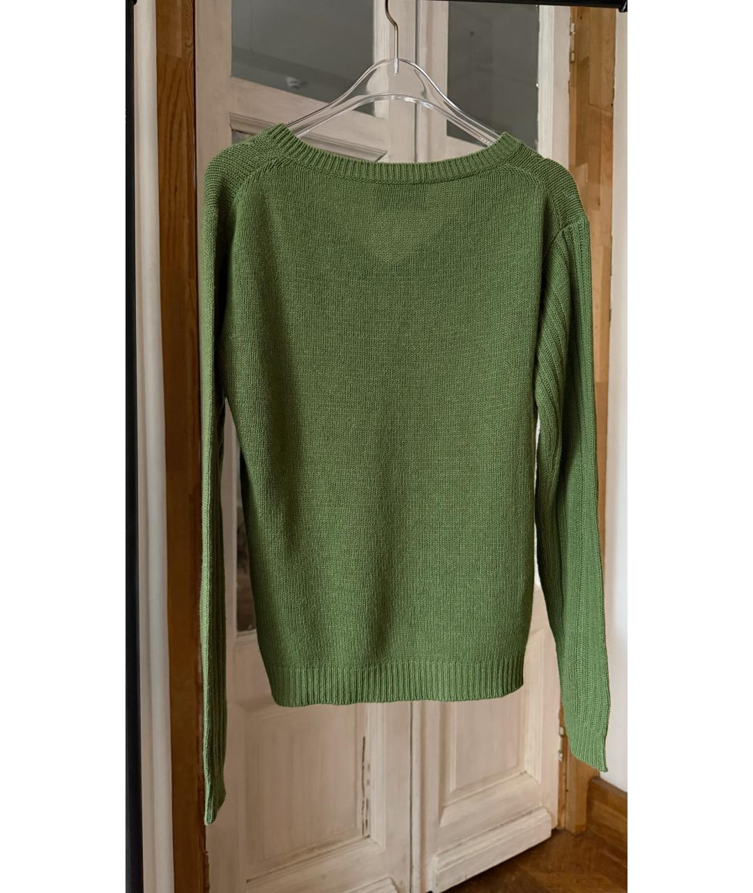 PRADA Зеленый джемпер / свитер, фото 2