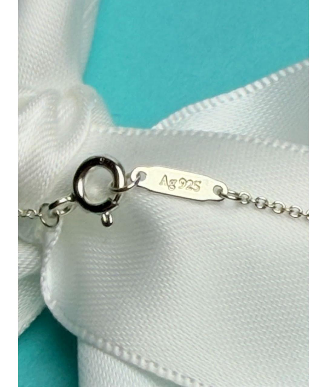 TIFFANY&CO Бирюзовое серебряное колье, фото 7