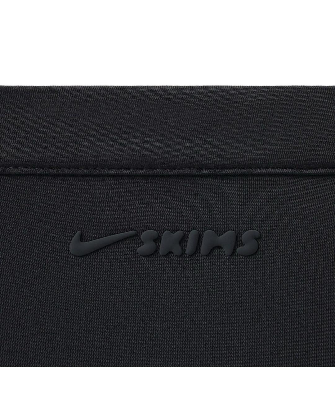 NIKE Черная полиамидовая майка, фото 2