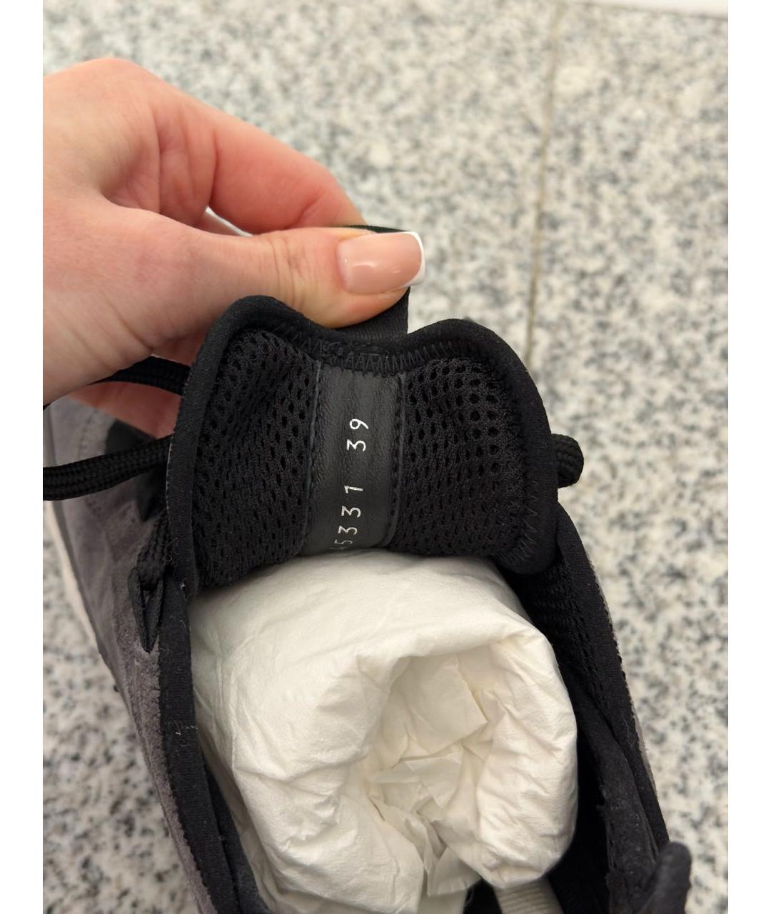 CHANEL Серые замшевые кроссовки, фото 5