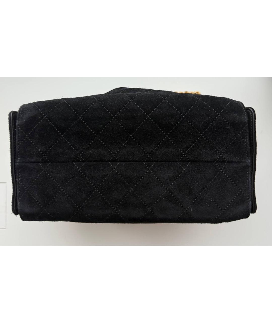 CHANEL Черная замшевая сумка через плечо, фото 5